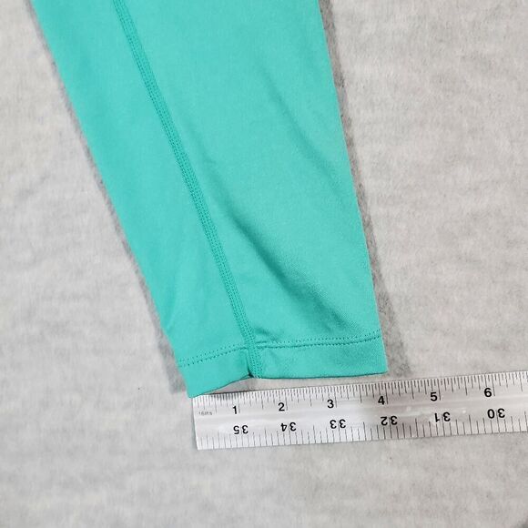 Reebok Leggings Womens Medium Green Stretch Yoga Performance Workwear High Waist - Picture 5 of 7